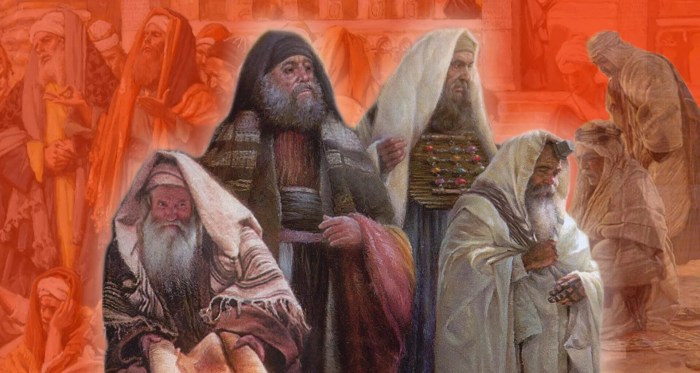 Pharisees vs sadducees vs essenes